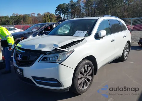 2014 Acura Mdx Technology Package из США, поврежденный, VIN 5FRYD4H43EB017405